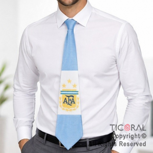 CORBATA ARGENTINA ESCUDO 75 CM x 5